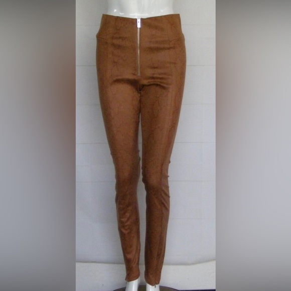 NWT Good American The Boss Pants Snakeskin Print Skinny Pants Size 3/L. - Picture 1 of 11